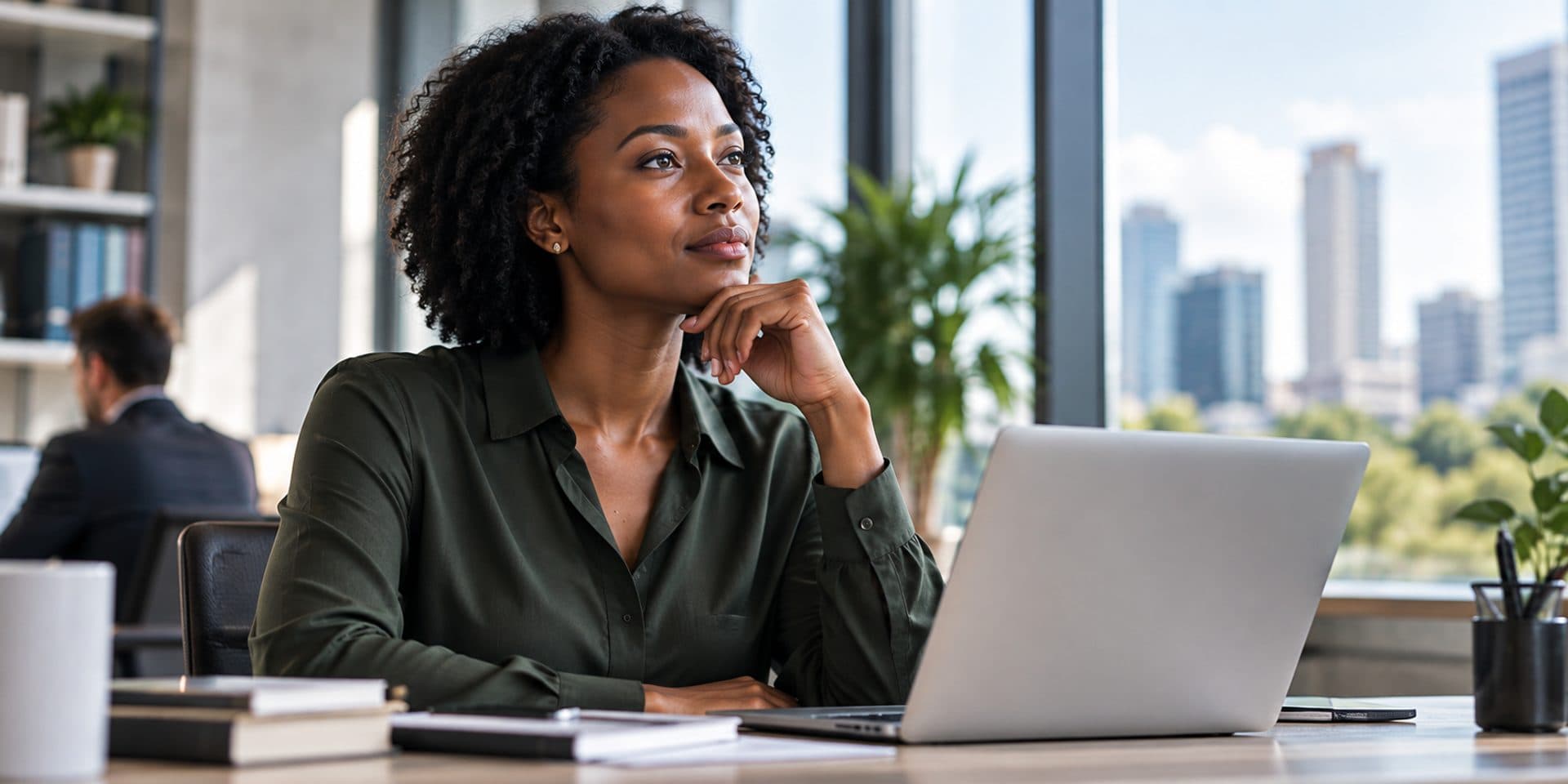 A professional reflecting on her career
